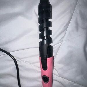 Pink and Black Curling Iron